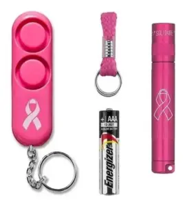 Linterna Rosa Maglite Solitaire Led C/alarma 1 Aaa V0000832