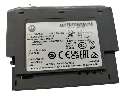 ALLEN-BRADLEY 1734-OB8E  MODULO SALIDA DIGI