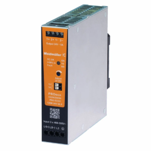 Fuente de Alimentación Weidmüller 120 W – 24 VDC, 5 A | Part Number 3025570000
